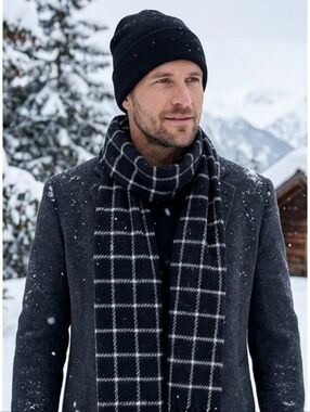 Dockers Beanie & Scarf Set Black OS